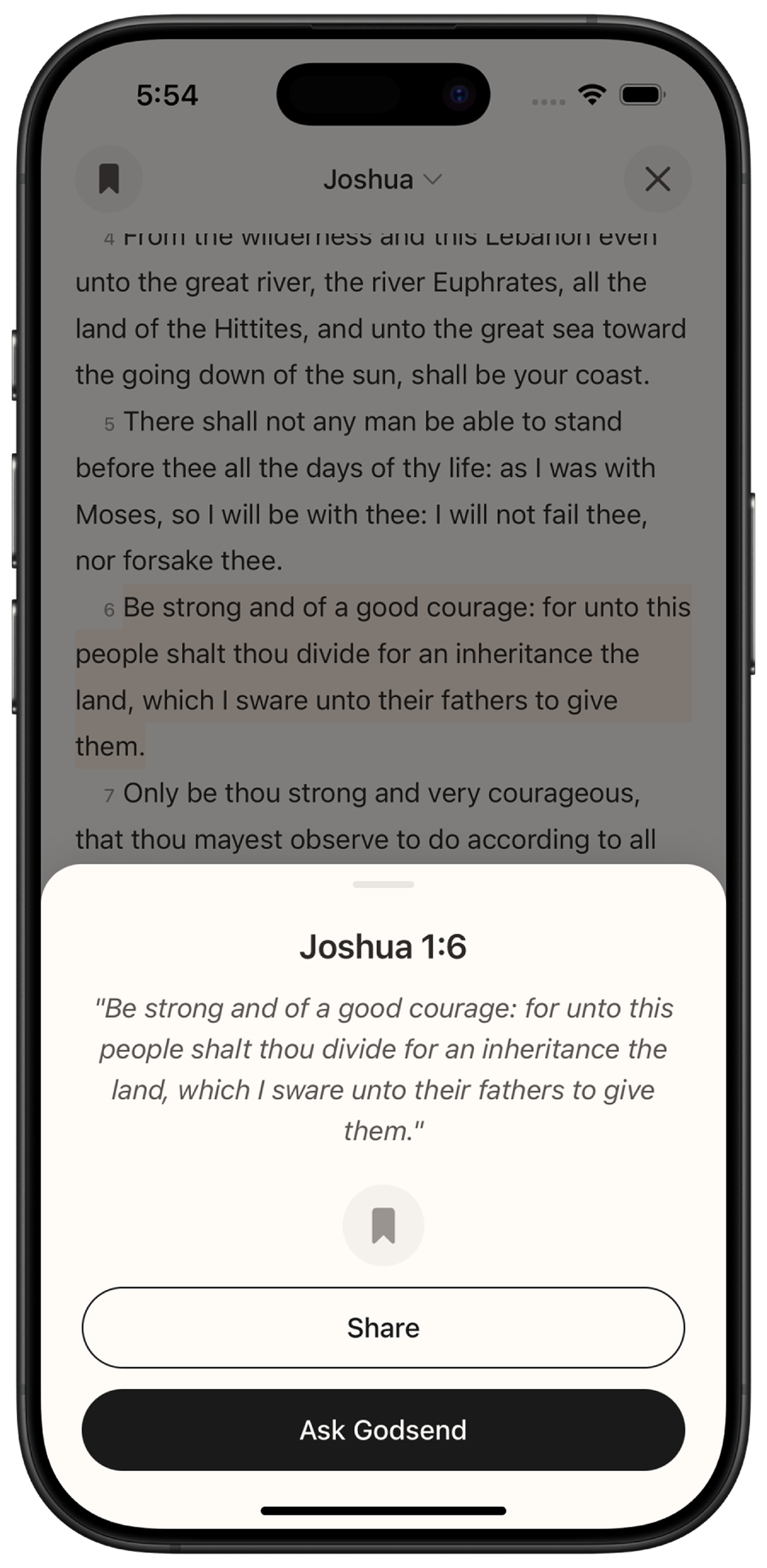 Godsend app Bible reader